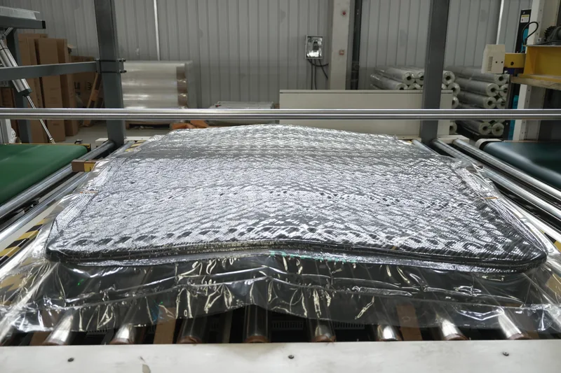 Compression packaging line